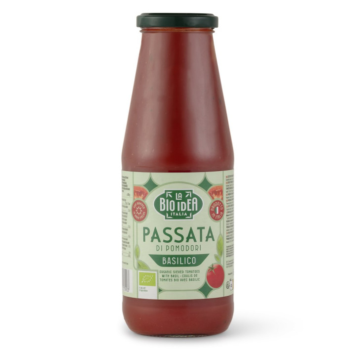 Passata Pomidorowa z Bazylią BIO 680 g - La Bio Idea - Ekochatka