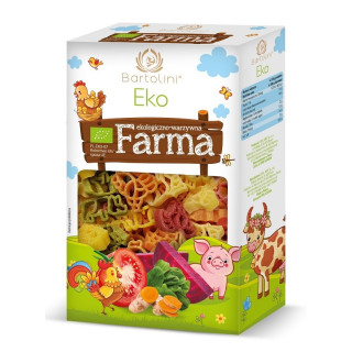 Makaron Dla Dzieci Farma z Suszonymi Warzywami BIO 250 g - Bartolini -