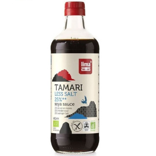 Sos Sojowy Tamari 50% Mniej Soli Bezglutenowy BIO 500 ml - Lima - Ekoc