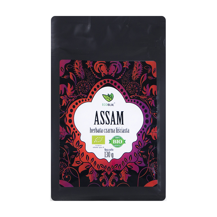 Herbata Czarna Assam Liściasta BIO 130 g - Ecoblik - Ekochatka