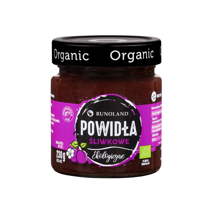 Powidla Sliwkowe BIO 230 g - Runoland - Ekochatka