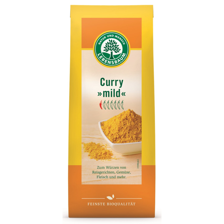 Curry Łagodne BIO 50g | LEBENSBAUM - Ekochatka