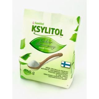 Ksylitol Fiński Cukier Brzozowy 250 g - Santini - Ekochatka