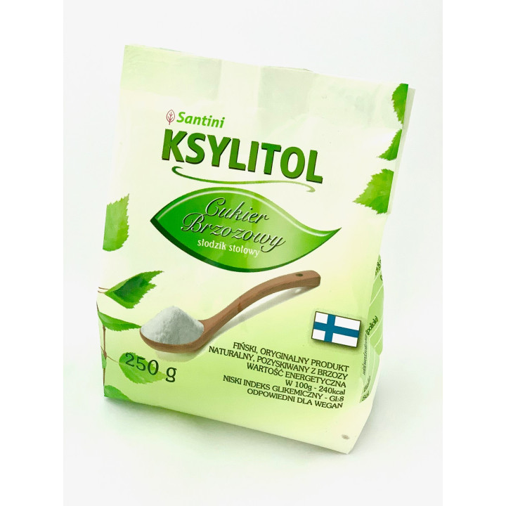 Ksylitol Fiński Cukier Brzozowy 250 g - Santini - Ekochatka