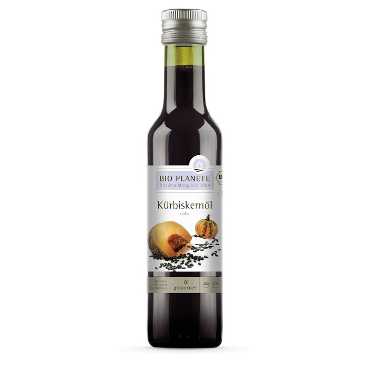 Olej z Pestek Dyni Tłoczony na Zimno BIO 250 ml - Bio Planete - Ekocha