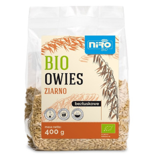 Ziarno Owsa Bezłuskowe BIO 400 g - Niro - Ekochatka