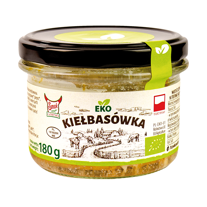 Kiełbasówka Wieprzowa BIO 180 g - Smak Eko - Ekochatka
