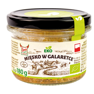 Mięsko Wieprzowe w Galaretce BIO 180 g - Smak Eko - Ekochatka