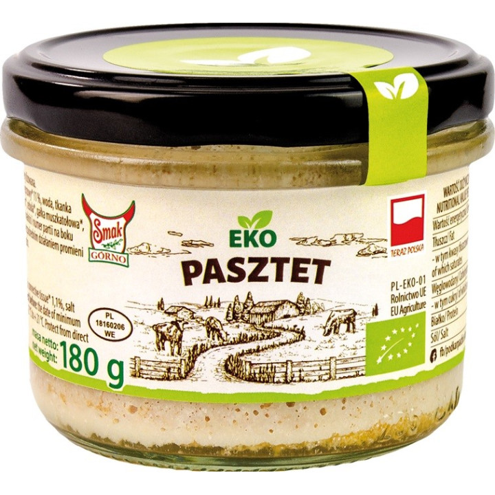 Pasztet Wieprzowy BIO 180 g - Smak Eko - Ekochatka