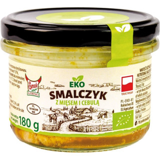 Smalec z Mięsem i Cebulką BIO 180 g - Smak Eko - Ekochatka