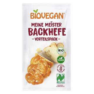 Drożdże Suszone Bezglutenowe BIO 7 g - Biovegan - Ekochatka