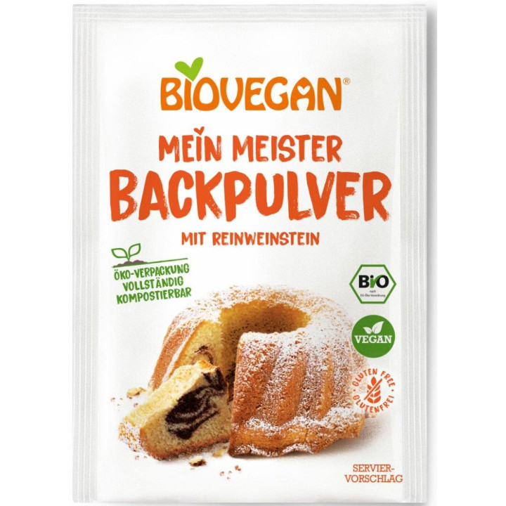 Proszek do Pieczenia Bezglutenowy BIO 3 x 17 g - Biovegan - Ekochatka