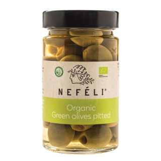 Oliwki Zielone bez Pestek w Zalewie BIO 295 g - Nefeli - Ekochatka