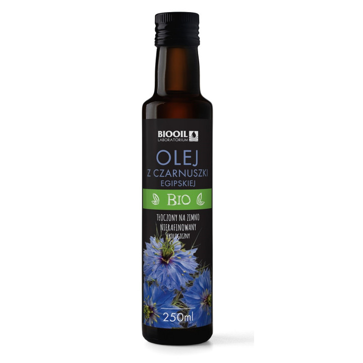 Olej z Czarnuszki Tłoczony na Zimno BIO 250 ml - Biooil - Ekochatka