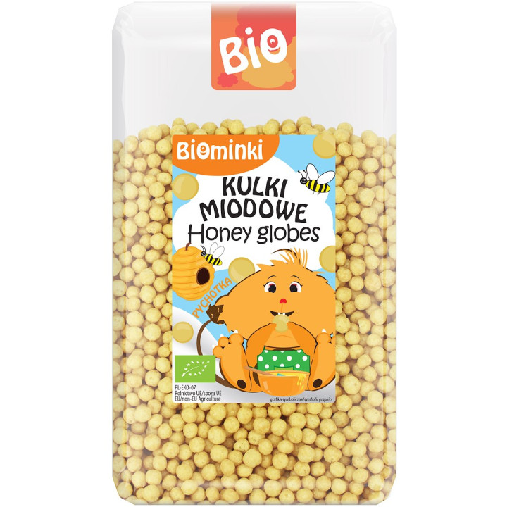 Kulki Miodowe Zbożowe BIO 300 g - Biominki - Ekochatka