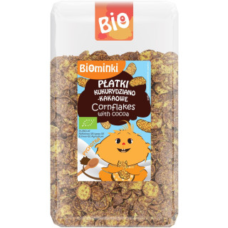 Płatki Kukurydziano-Kakaowe BIO 300 g - Biominki - Ekochatka
