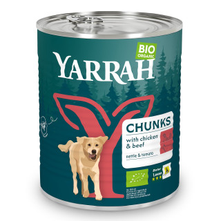 Karma dla Psa z Wołowiną, Pokrzywą i Pomidorem BIO 820 g - Yarrah - Ek