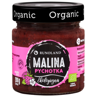 Konfitura Malinowa Pychotka BIO 200 g - Runoland - Ekochatka