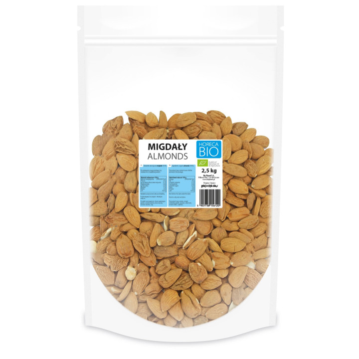 Migdały BIO 2,5 kg - Bio Planet Horeca - Ekochatka