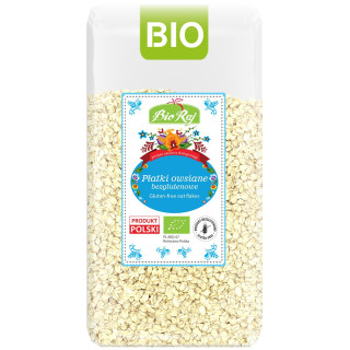 Płatki Owsiane Bezglutenowe BIO 350 g - Bio Raj - Ekochatka