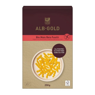 Makaron Kukurydziano-Ryżowy Świderki Bezglutenowy BIO 250 g - Alb-Gold