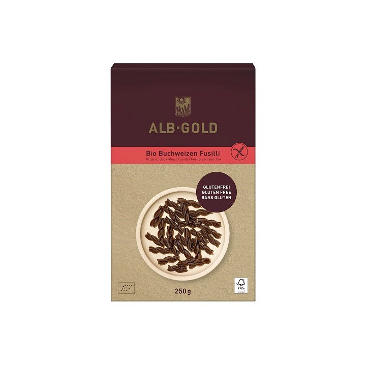 Makaron Gryczany Świderki Bezglutenowy BIO 250 g - Alb-Gold - Ekochatk