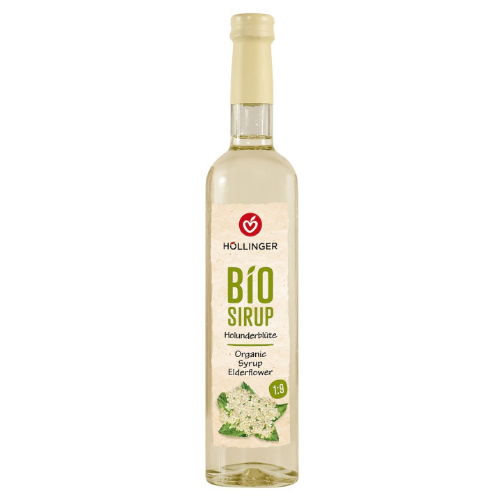 Syrop z Kwiatów Czarnego Bzu BIO 500 ml - Hollinger - Ekochatka