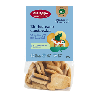 Ciastka Orkiszowe Zwierzęta BIO 100 g - Zemanka - Ekochatka