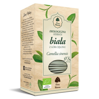 Herbata Biała Cejlońska BIO 37,5 g - Dary Natury - Ekochatka