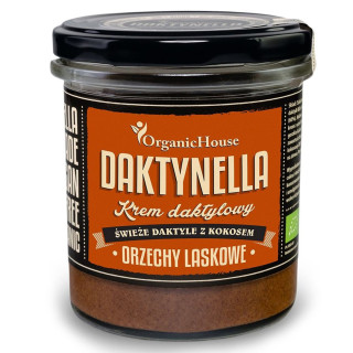 Daktynella Krem Kokosowo-Daktylowy Medjool z Orzechami Laskowymi Bezgl