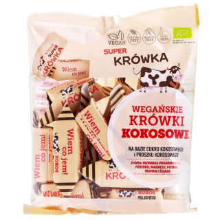 Krówki Kokosowe Bezmleczne Super Krówka Bezglutenowe BIO 150 g - Me Gu