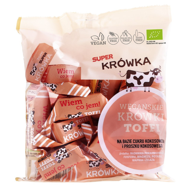Krówki Toffi Bezmleczne Bezglutenowe BIO 150 g - Me Gusto - Ekochatka