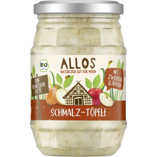 Smalczyk z Cebulą i Jabłkiem Bezglutenowy BIO 250 g - Allos - Ekochatk