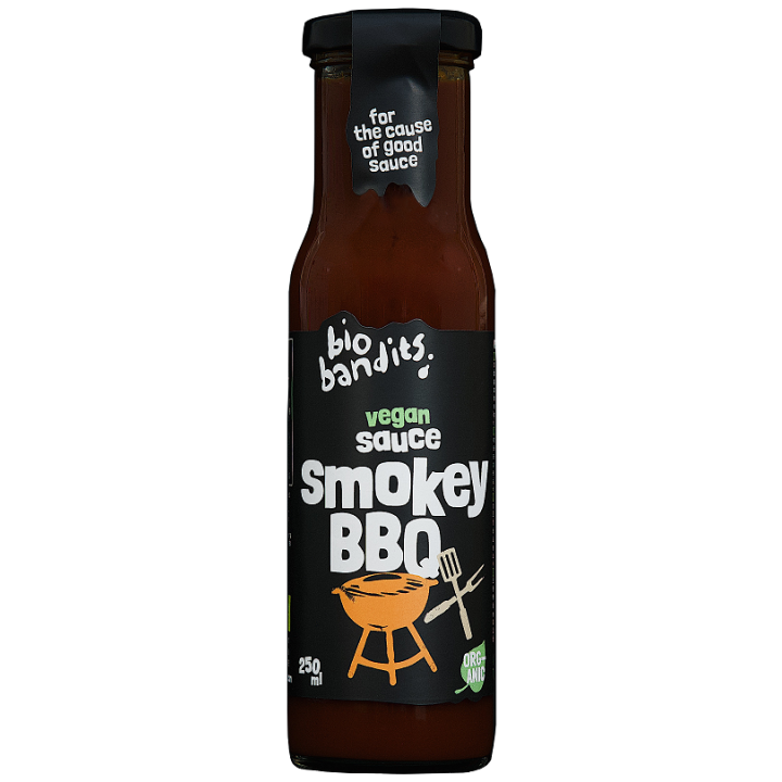 Sos BBQ Wedzony BIO 250 ml - Bio Bandits - Ekochatka