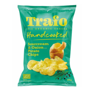 Chipsy Ziemniaczane Śmietankowo-Cebulowe BIO 125 g - Trafo - Ekochatka