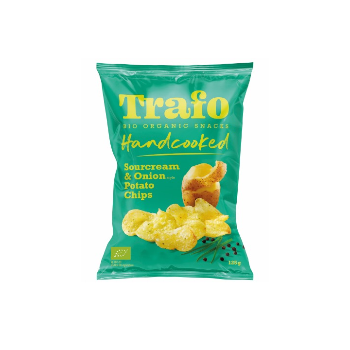 Chipsy Ziemniaczane Śmietankowo-Cebulowe BIO 125 g - Trafo - Ekochatka