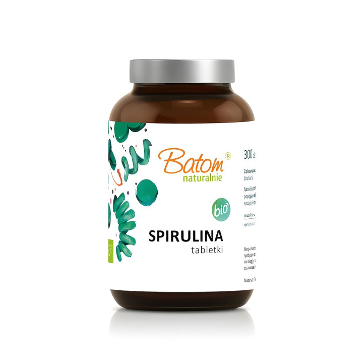 Spirulina w Tabletkach 400 mg BIO 300 szt. - Batom - Ekochatka