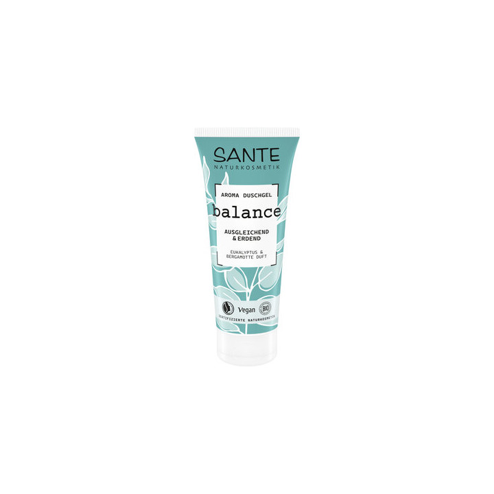 Żel Pod Prysznic Balance Eukaliptus i Bergamotka ECO 200 ml - Sante - 