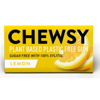 Guma do Żucia z Ksylitolem Cytrynowa 15 g - Chewsy - Ekochatka