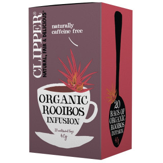 Herbatka Rooibos BIO 40 g 20 Saszetek - Clipper - Ekochatka