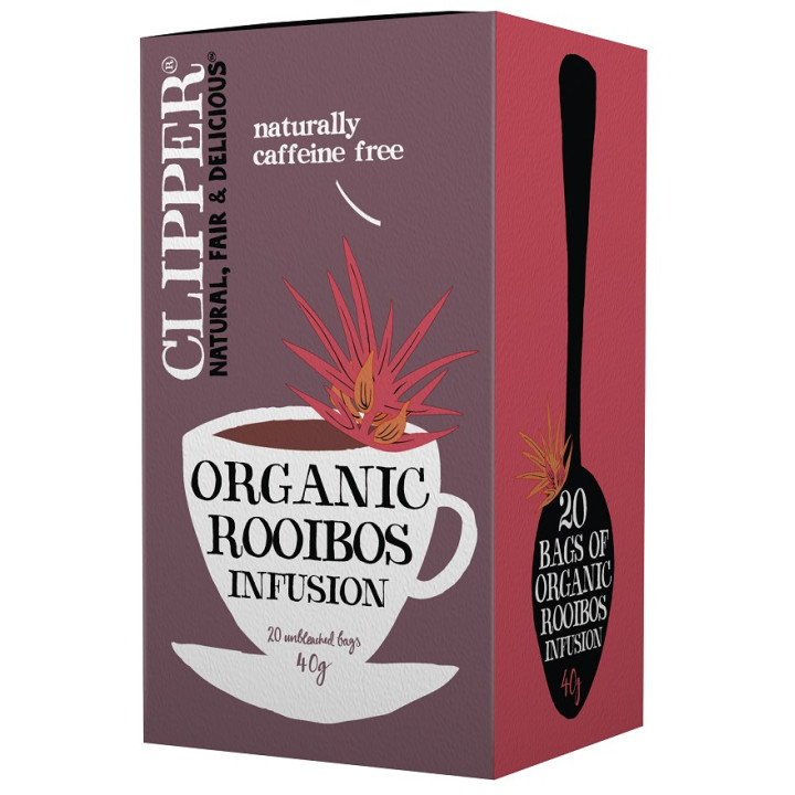 Herbatka Rooibos BIO 40 g 20 Saszetek - Clipper - Ekochatka