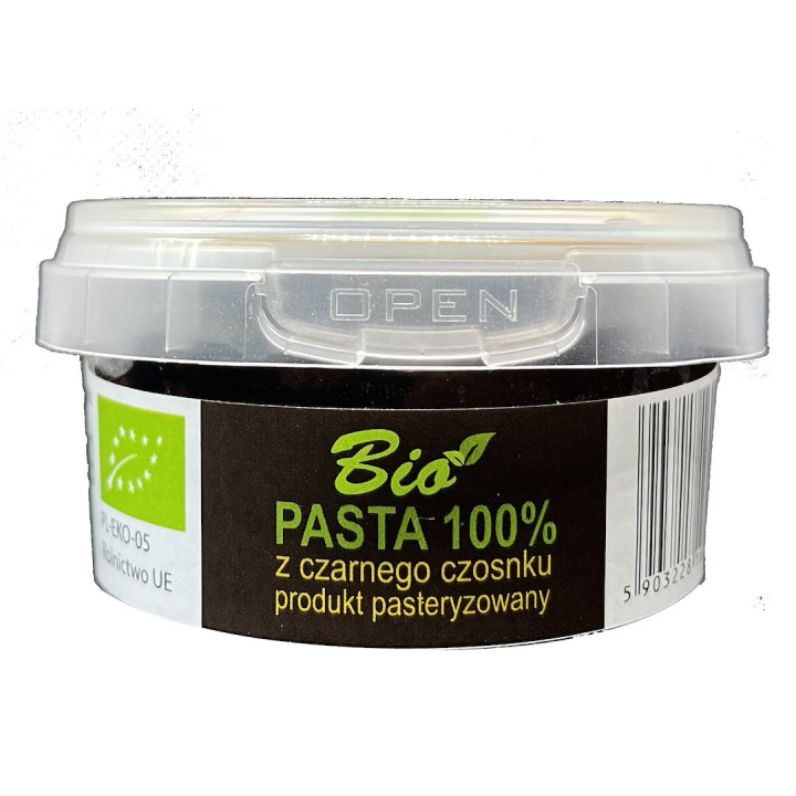 Pasta z Czarnego Czosnku Bezglutenowa BIO 80 g - Przetwory z Natury - 