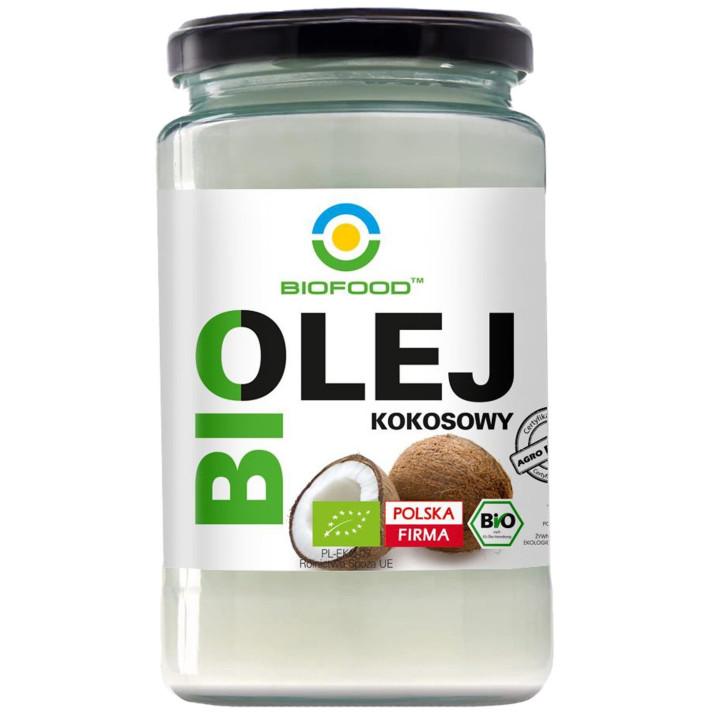 Olej Kokosowy Rafinowany Bezwonny BIO 670 ml - Biofood - Ekochatka