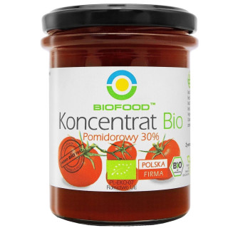 Koncentrat Pomidorowy 30% BIO Bezglutenowy 200 g - Biofood - Ekochatka