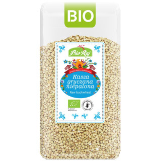 Kasza Gryczana Niepalona BIO Bezglutenowa 500 g - Bio Raj - Ekochatka