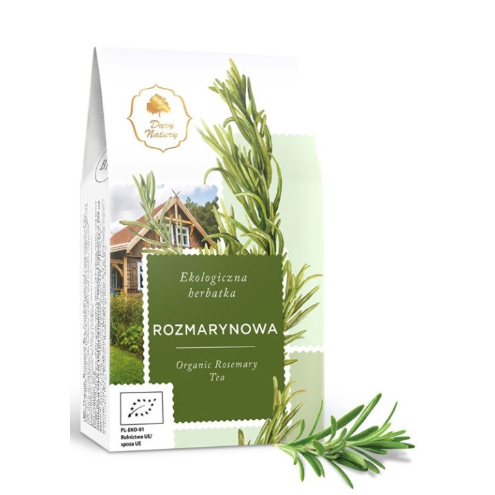 Herbatka Rozmarynowa BIO 80 g - Dary Natury - Ekochatka