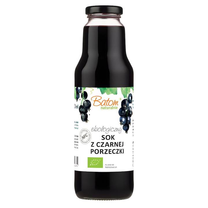 Sok z Czarnej Porzeczki NFC BIO 750 ml - Batom - Ekochatka