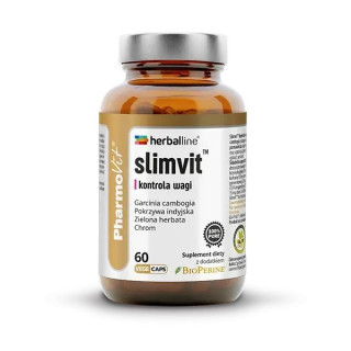 Slimvit Garcinia Cambogia na Kontrole Wagi Bezglutenowe 60 Kapsułek - 