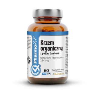 Krzem Organiczny z Pędów Bambusa 448 mg Bezglutenowy 60 Kapsułek - Pha