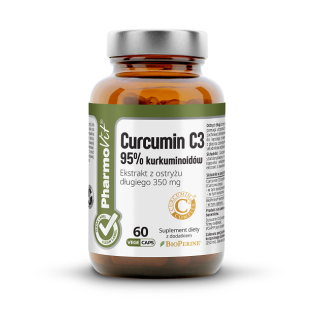 Kurkumina C3 Complex 350 mg Bezglutenowa 60 Kapsułek - Pharmovit - Eko